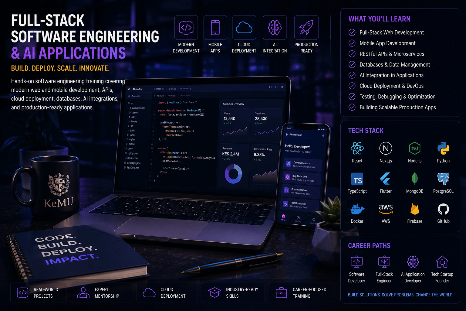 Full-Stack Software Engineering & AI Applications
