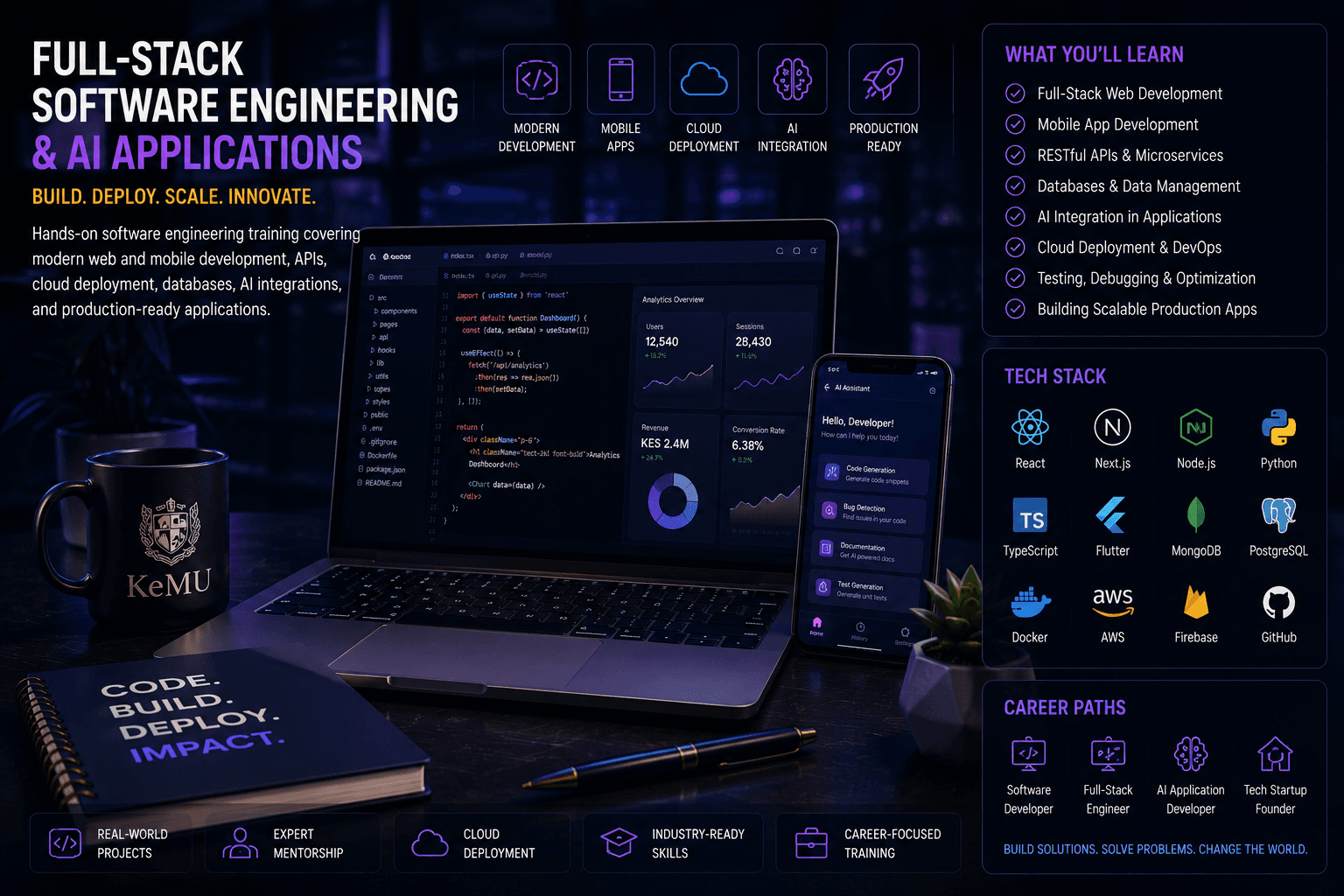 Full-Stack Software Engineering & AI Applications